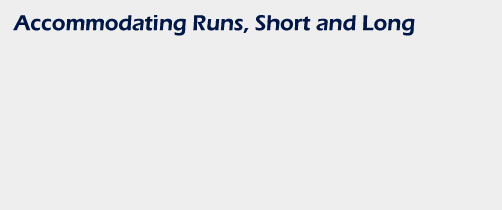 Accommodating Runs, Short and Long